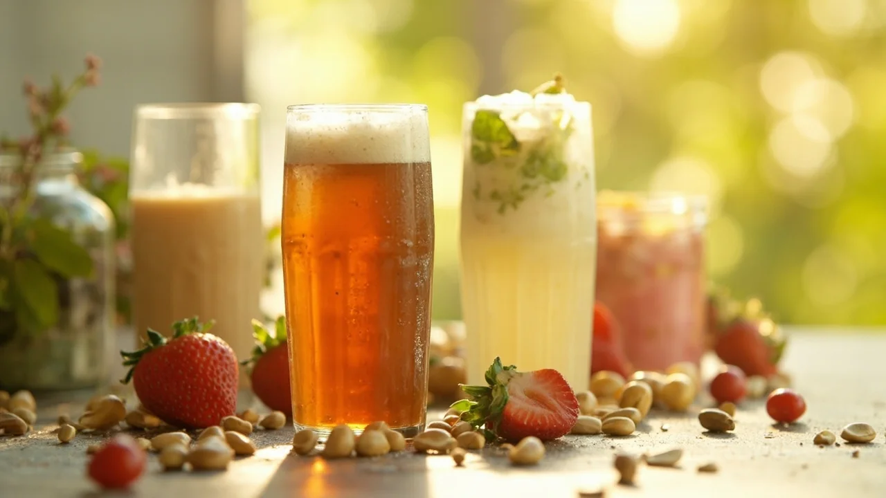 مخطط بياني لصناعة المشروبات والمخاليط